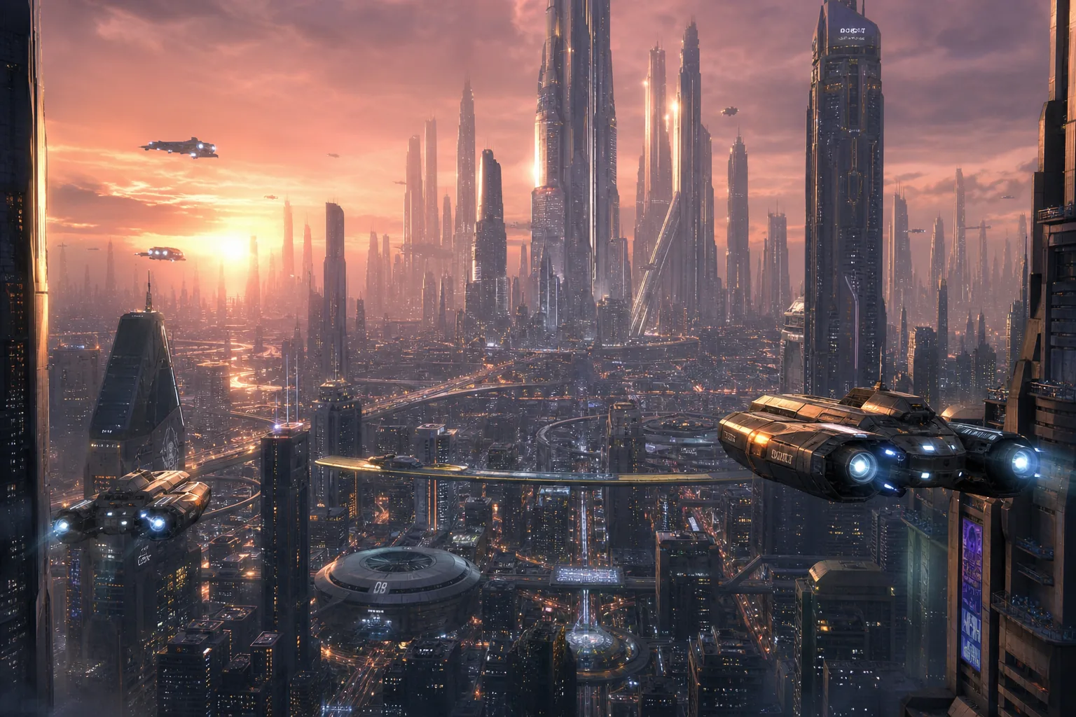 Sci-fi city